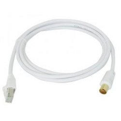 Cordon TV RJ45/IEC, grade 3 - 3m