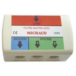 Filtre maitre ADSL Michaud